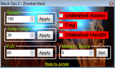 Чит для зомби режима COD Black Ops Zombie Hack fix