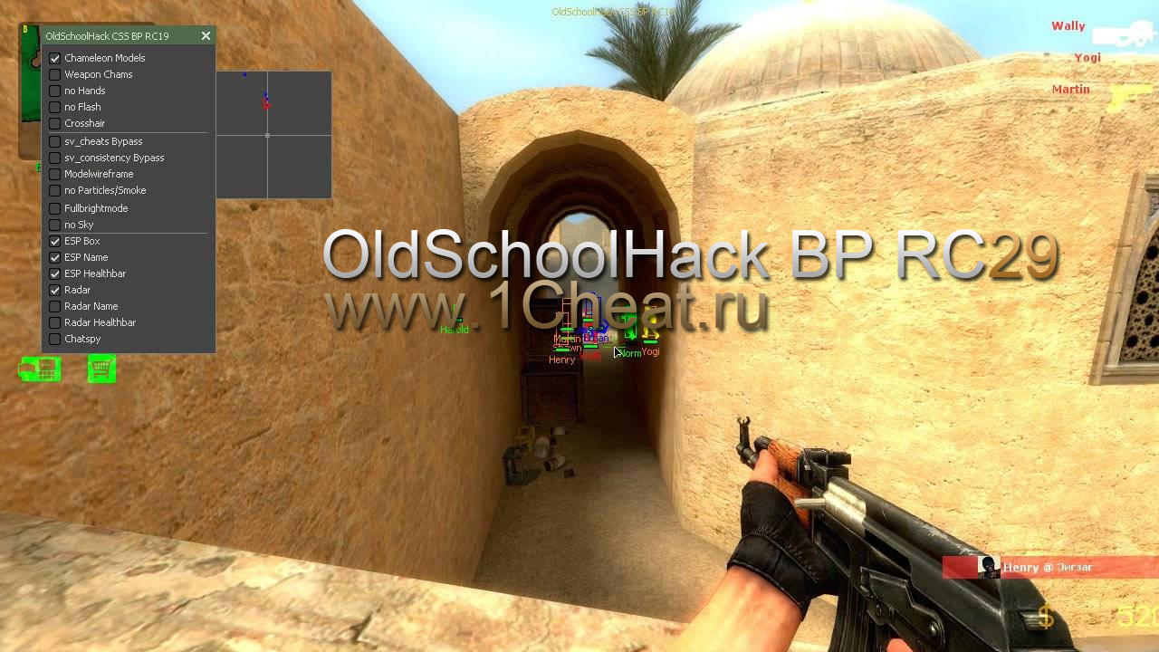 Чит CSS OldSchoolHack BP RC29 для c...